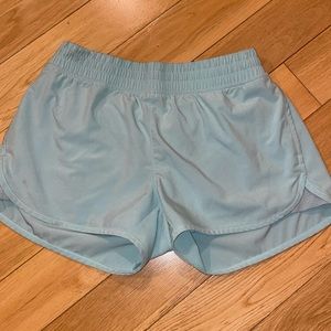 Light Blue/Green Athleta Girls Shorts Large